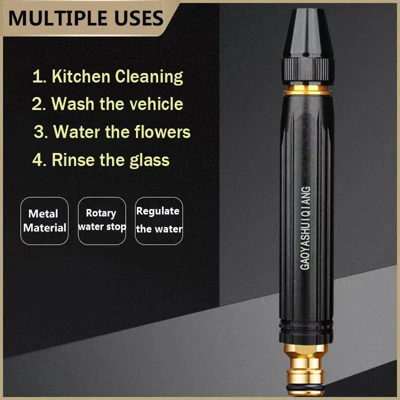 Mega Sale Offer - Imported High Quality Professional Pressure Water Nozzle with Metal Hose Rs 999