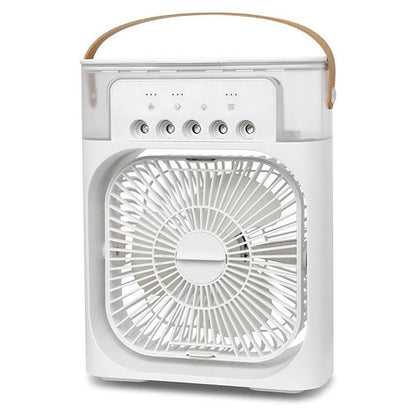Portable Air Cooler Fan – 3 Speed Mist Cooling Fan with LED Light & Timer