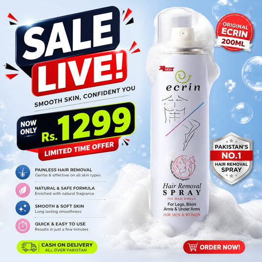 Ecrin Foaming Body Spray | Easy-to-Use Foaming Spray