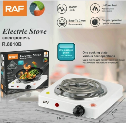 RAF 1000W Portable Electric Stove – Compact & Convenient Cooking